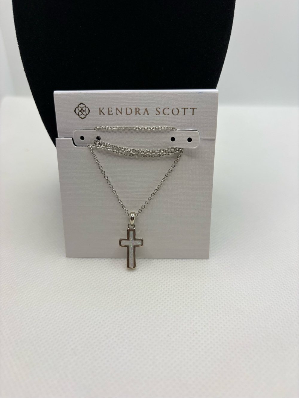 Kendra Scott Silver Cross Layered Necklace